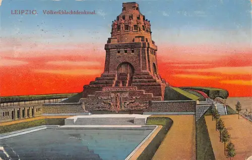 Leipzig Völkerschlachtdenkmal gl1914 185.552