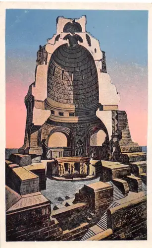 Leipzig Völkerschlachtdenkmal Innere Ansicht ngl 185.567