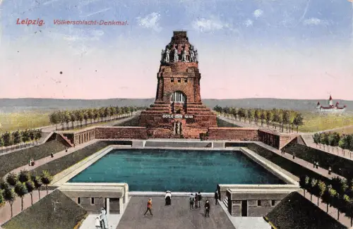 Leipzig Völkerschlachtdenkmal gl1924 185.600