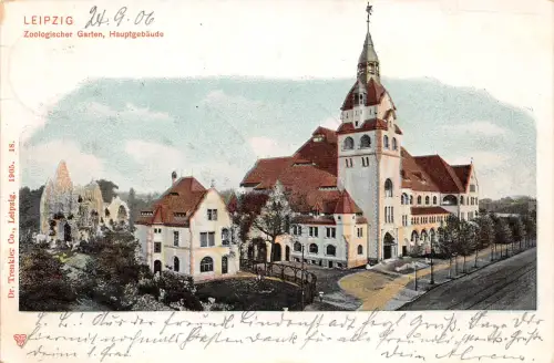 Leipzig Zoologischer Garten Hauptgebäude gl1906 185.638