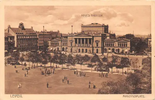 Leipzig Augustusplatz Neues Theater ngl 185.631