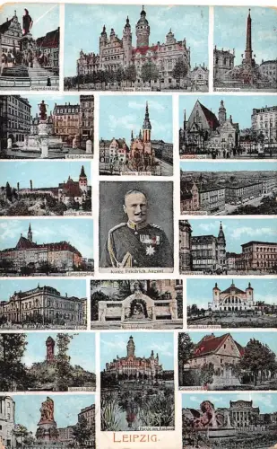 Leipzig Mehrbildkarte gl1908 185.650