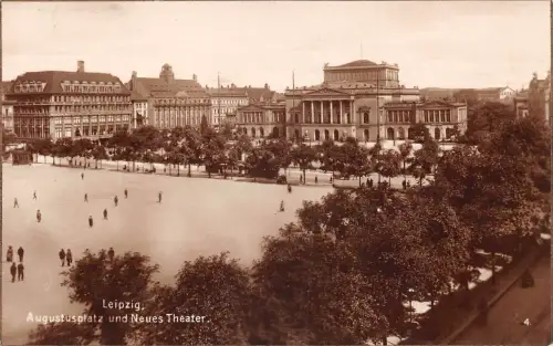 Leipzig Augustusplatz Neues Theater ngl 185.630
