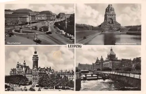 Leipzig Mehrbildkarte ngl 185.666