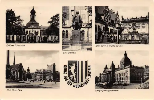 Leipzig Mehrbildkarte gl 185.673