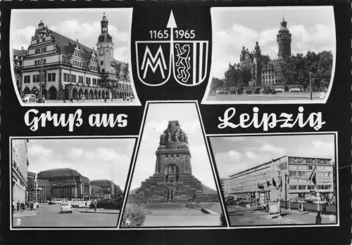 Leipzig Mehrbildkarte gl1966 185.680