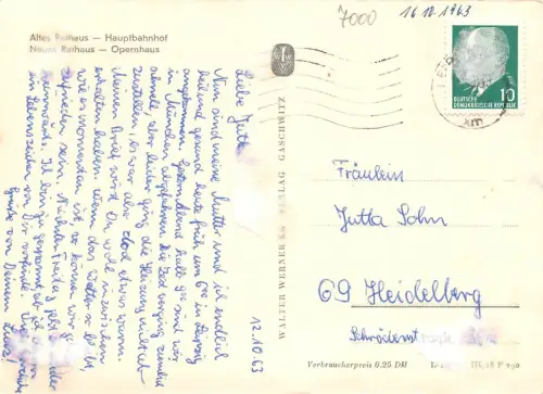 Leipzig Mehrbildkarte gl1963 185.682