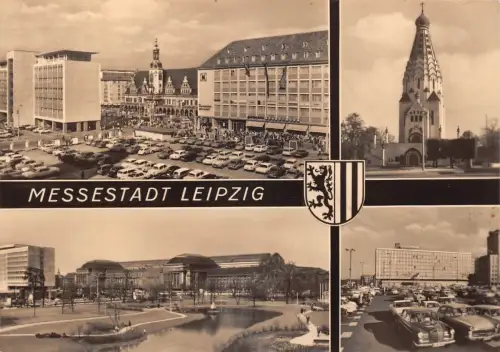 Leipzig Mehrbildkarte gl1970 185.677