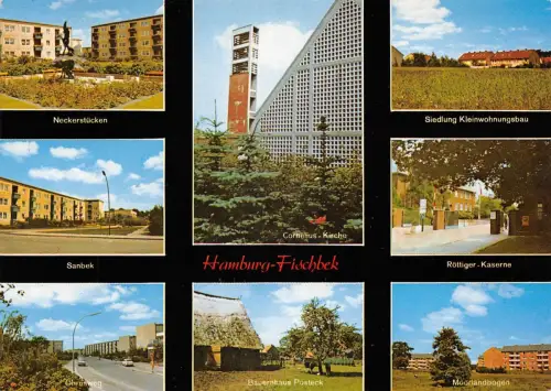 Hamburg-Fischbek Mehrbildkarte ngl 185.702