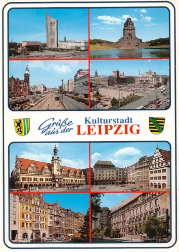 Leipzig Mehrbildkarte gl1997 185.683
