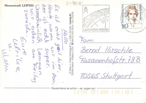 Leipzig Mehrbildkarte gl1997 185.683