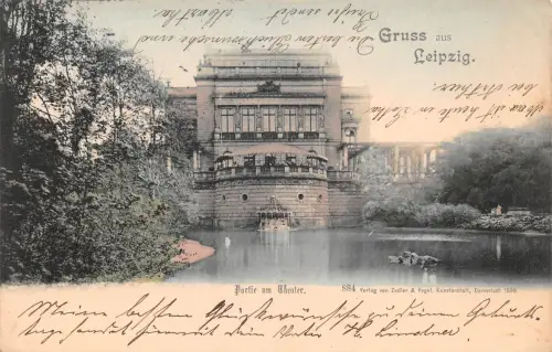Leipzig Partie am Theater gl1905 185.698