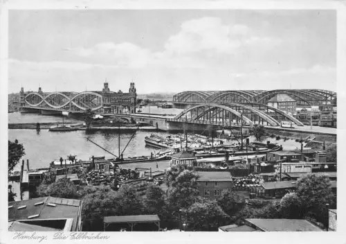 Hamburg Die Elbbrücken ngl 185.736