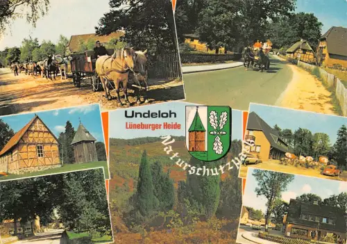 Undeloh, Lüneburger Heide, Naturschutzpark, Mehrbildkarte ngl 185.716