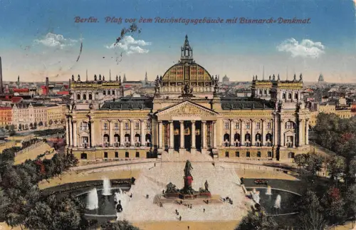 Berlin Platz vor dem Reichstagsgebäude gl1918 185.756
