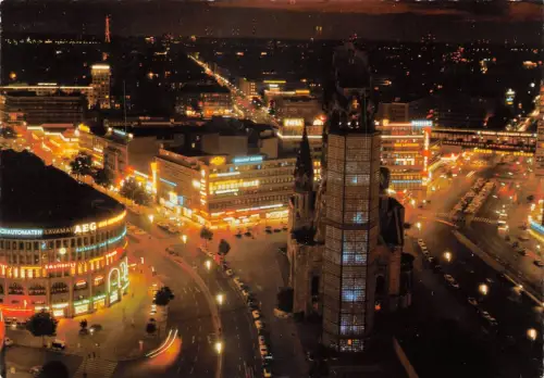 Berlin Blick vom Europa-Center bei Nacht gl1973 185.765