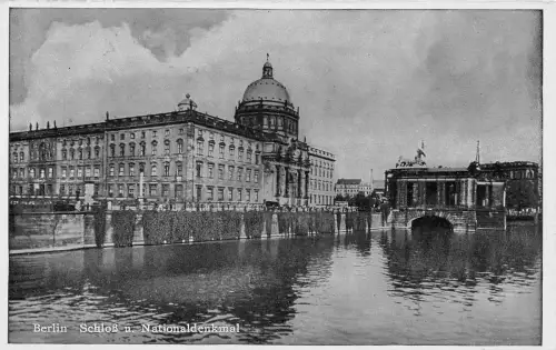 Berlin Schloß und National-Denkmal gl 185.786