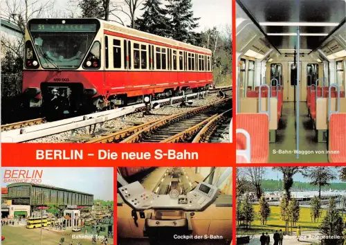Berlin Die neue S-Bahn Mehrbildkarte ngl 185.833
