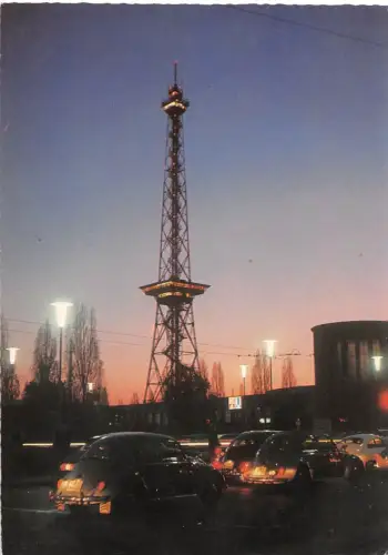 Berlin Funkturm bei Nacht ngl 185.831