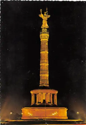 Berlin Siegessäule bei Nacht ngl 185.832