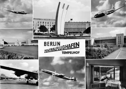 Berlin Zentralflughafen Tempelhof Mehrbildkarte ngl 185.873