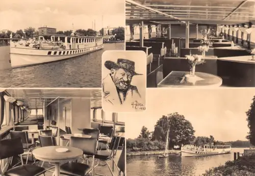Berlin "Weiße Flotte" Mehrbildkarte gl1960 185.871