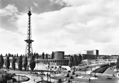 Berlin Messegelände mit Funkturm ngl 185.932