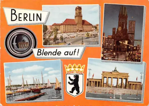 Berlin Mehrbildkarte gl 185.968
