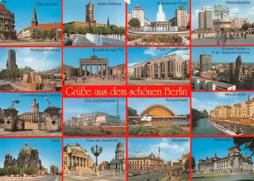 Berlin Mehrbildkarte ngl 185.957