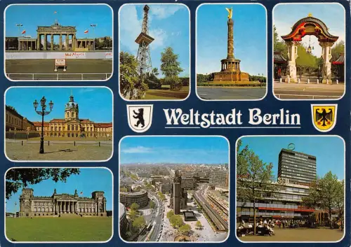 Berlin Mehrbildkarte gl1987 186.005