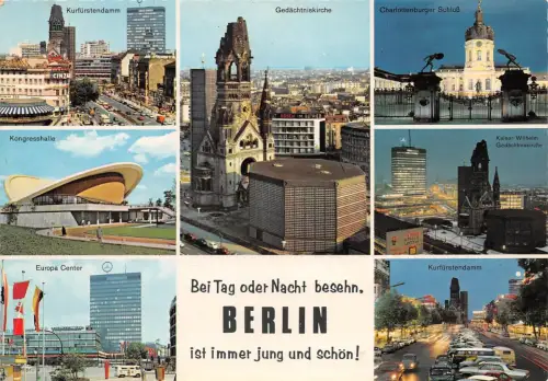 Berlin Mehrbildkarte gl1968 185.982