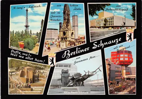 Berlin Mehrbildkarte gl1988 185.972