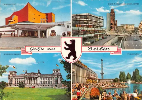 Berlin Mehrbildkarte gl1967 185.993
