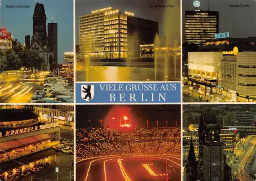 Berlin Mehrbildkarte gl1981 185.986