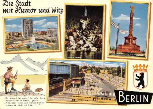 Berlin Mehrbildkarte gl1973 185.971