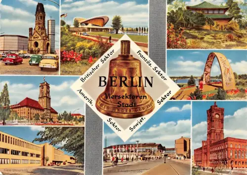 Berlin Mehrbildkarte ngl 185.987