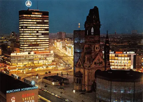 Berlin Europa-Center und Kaiser-Wilhelm-Gedächtnis-Kirche ngl 186.030