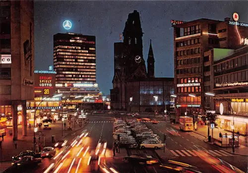 Berlin Europa-Center und Kaiser-Wilhelm-Gedächtnis-Kirche gl1972 186.029