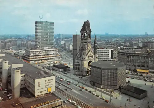 Berlin Kaiser Wilhelm Gedächtniskirche gl1966 186.064
