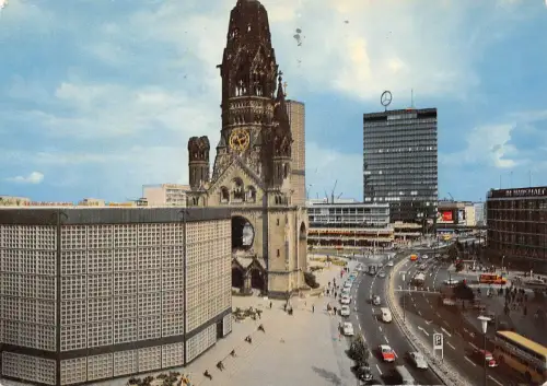 Berlin Kaiser Wilhelm Gedächtniskirche gl1970 186.070