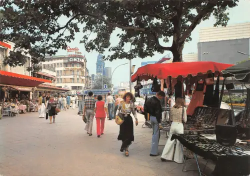 Berlin Straßenhändler auf dem Kurfürstendamm gl1978 186.072