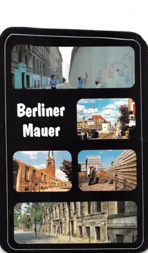 Berlin Berliner Mauer Mehrbildkarte ngl 186.107