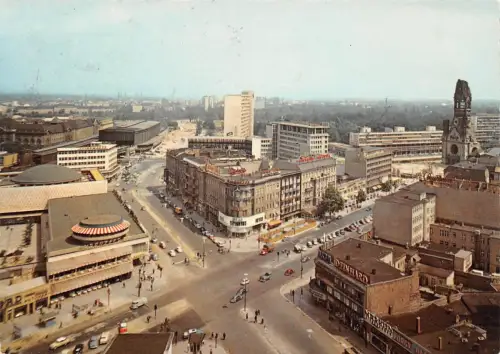 Berlin Kurfürstendamm und Kaiser-Wilhelm-Gedächtnis-Kirche gl1961 186.102