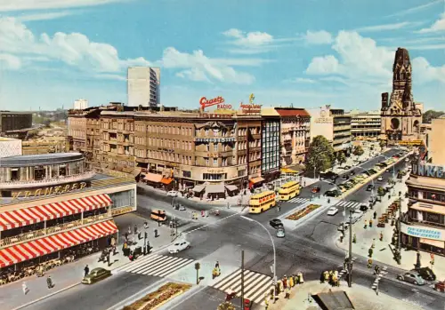 Berlin Kurfürstendamm und Kaiser-Wilhelm-Gedächtnis-Kirche ngl 186.103
