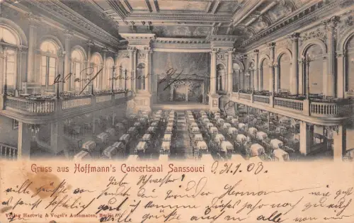Berlin Hoffmann´s Concertsaal Sanssouci gl1901 186.158