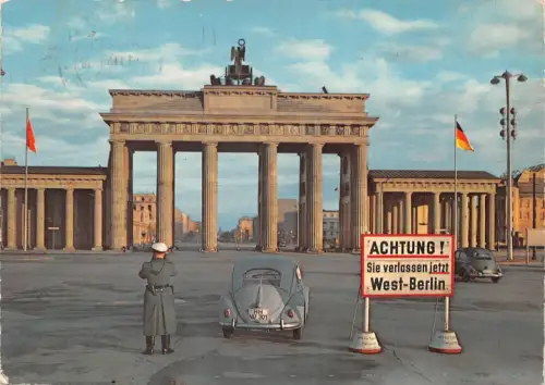 Berlin Berliner Mauer Brandenburger Tor gl1961 186.122