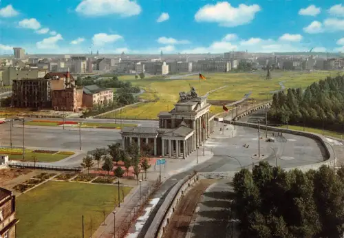 Berlin Berliner Mauer Brandenburger Tor gl1965 186.119