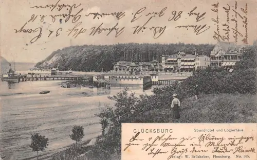 Glücksburg Strandhotel und Logierhaus gl1905 186.184