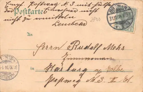 Bremen Rathaus Dom Börse gl1904 186.186