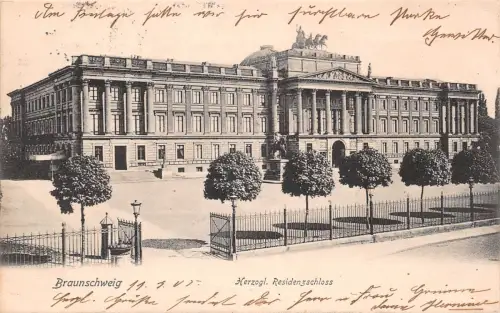 Braunschweig Herzogl.Residenzschloß gl1906 186.199